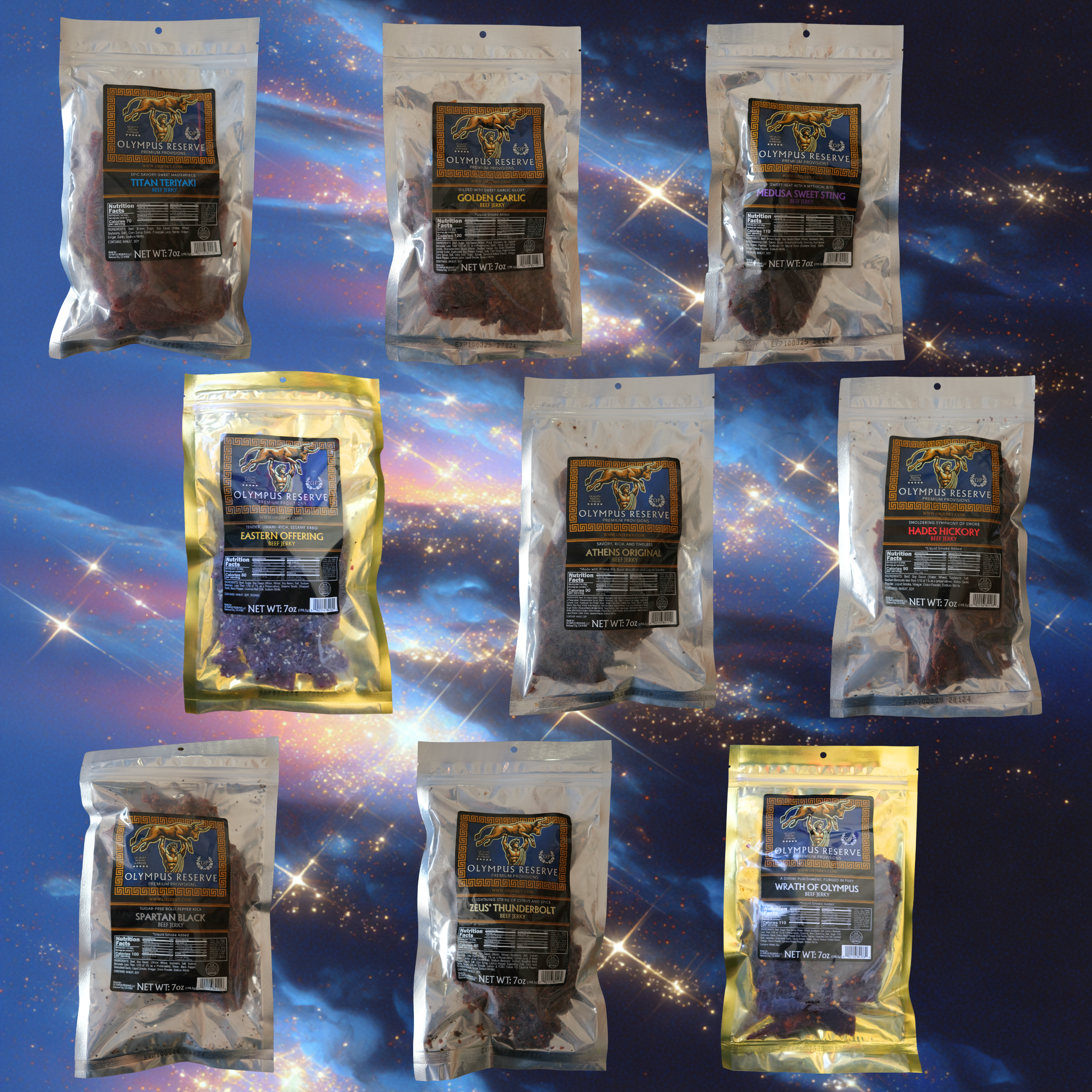 The Olympian's Bounty (~4 LB) — Complete 9-Flavor Pantheon Sampler